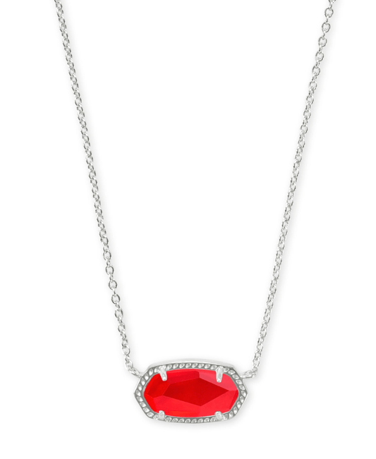 Elisa necklace rhode red illusion - Heart On A Hanger