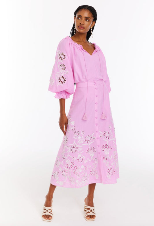 Embroidered tinsley top - Heart On A Hanger