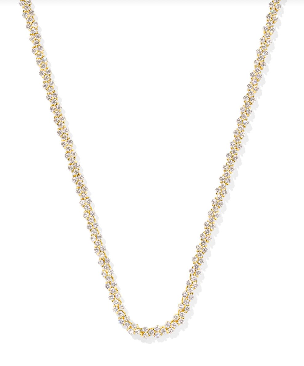 Emery tennis necklace - Heart On A Hanger