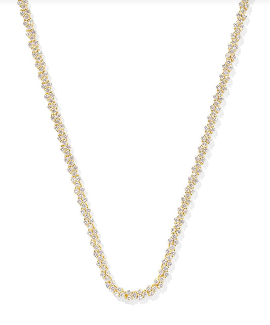 Emery tennis necklace - Heart On A Hanger