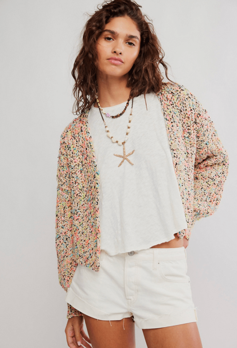 Flea market cardigan - Heart On A Hanger