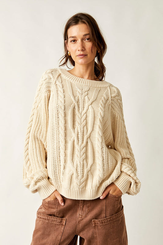 Frankie cable sweater - Heart On A Hanger