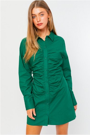 Green Dress - Heart On A Hanger