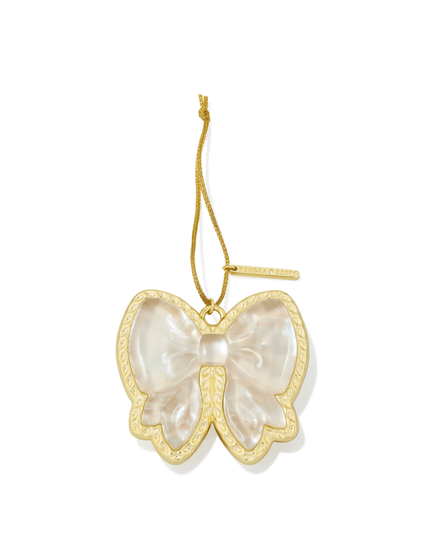 Haley bow ornament - Heart On A Hanger