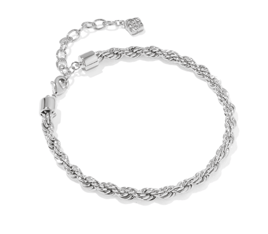 Isabelle chain bracelet silver - Heart On A Hanger