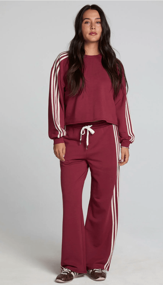 Jesse brick red track pants - Heart On A Hanger