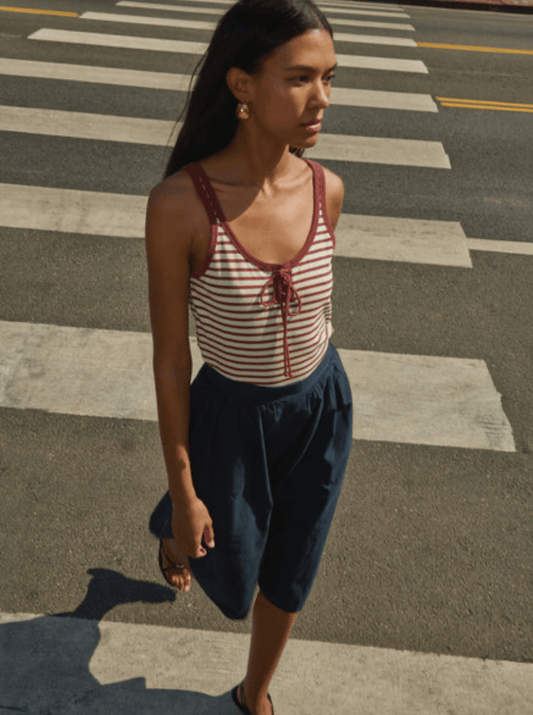 Jill lace up tank - Heart On A Hanger