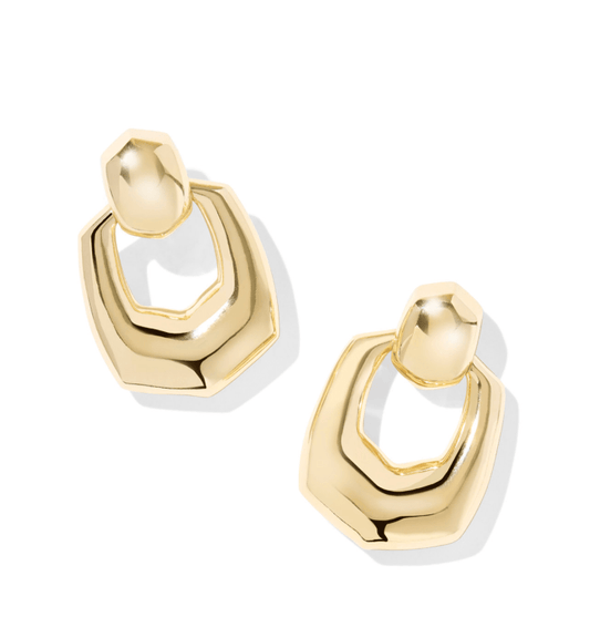 Kaitlin open frame earrings - Heart On A Hanger