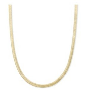 Kassie chain necklace gold metal - Heart On A Hanger