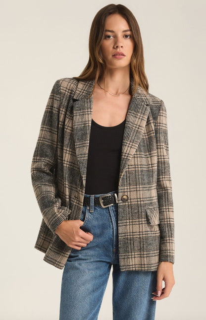 Kingston relaxed plaid blazer - Heart On A Hanger