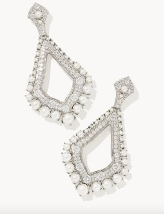Krista statement earrings - Heart On A Hanger