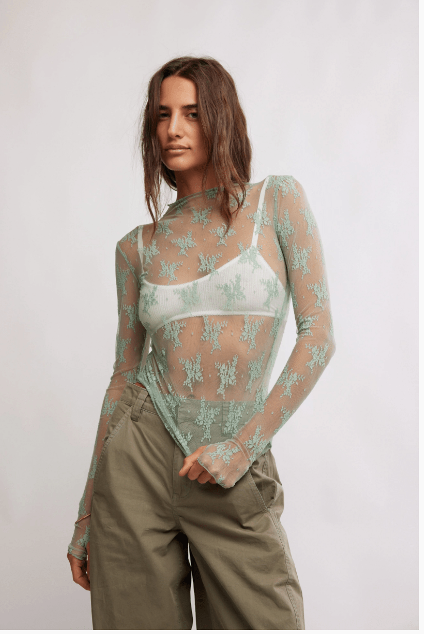 Lady lux layering top in mermaids tail - Heart On A Hanger