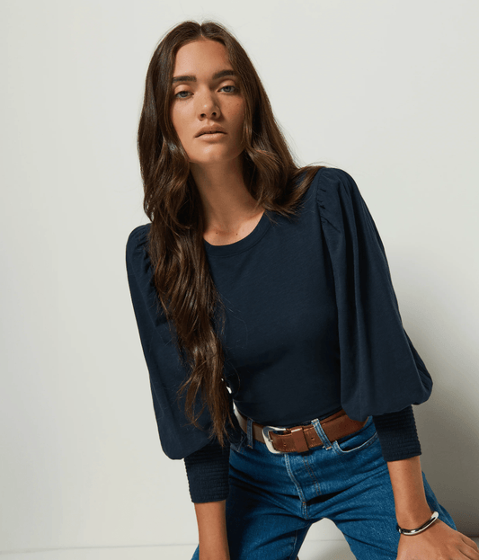 Loren peasant tee in night sky - Heart On A Hanger