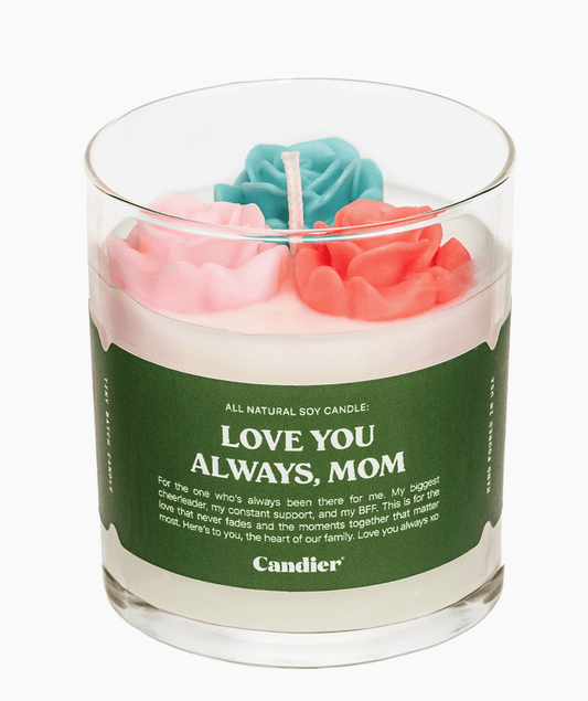 Love you always mom candle - Heart On A Hanger