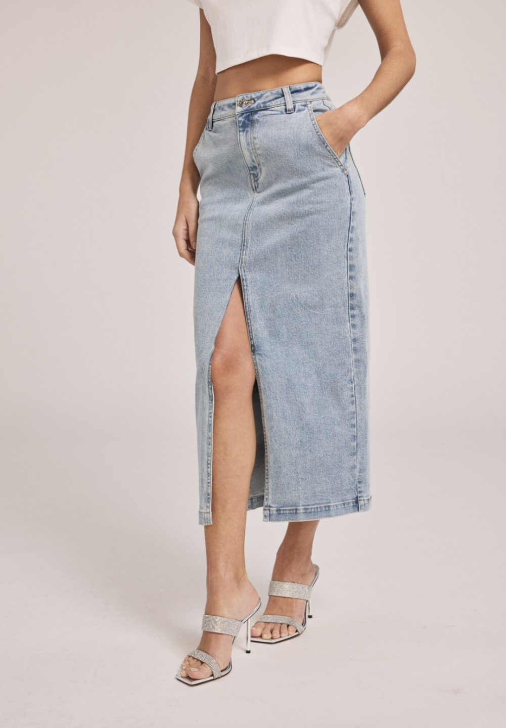 Medina denim skirt - Heart On A Hanger