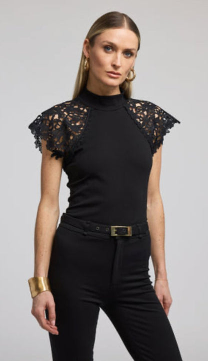 Michelle lace combo tee - Heart On A Hanger