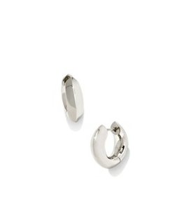 Mikki rhod metal huggie earrings - Heart On A Hanger