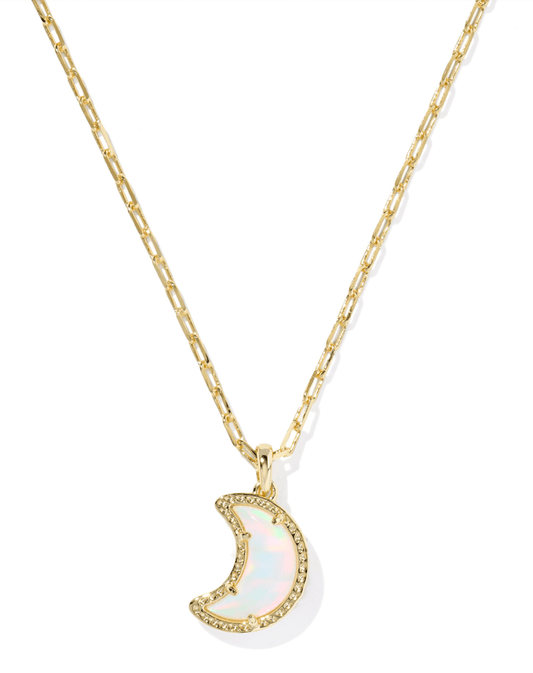Moon short pendant - Heart On A Hanger