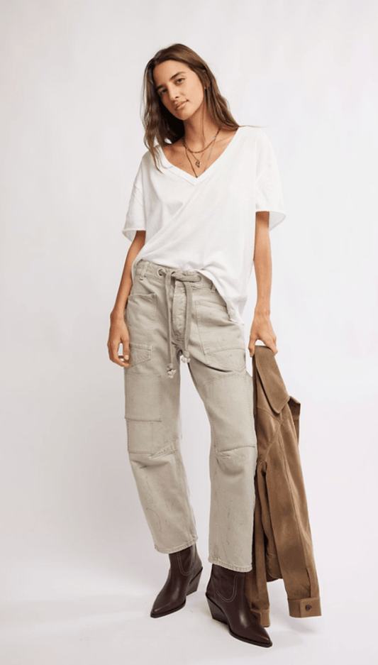 Moxie low slung pull on pants - Heart On A Hanger