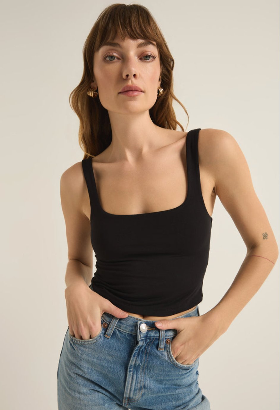 Myra knit cropped tank - Heart On A Hanger