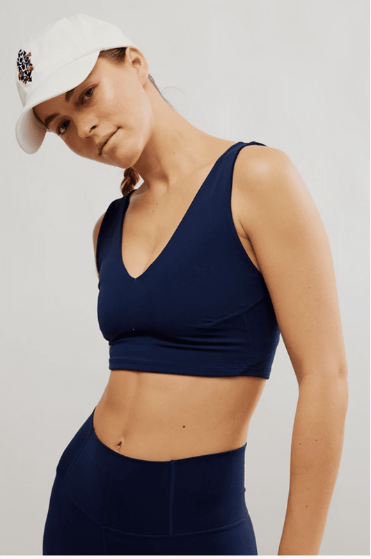 Never better cropped cami in navy - Heart On A Hanger