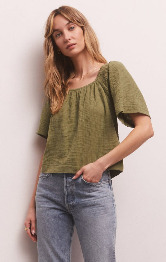No rules gauze top - Heart On A Hanger