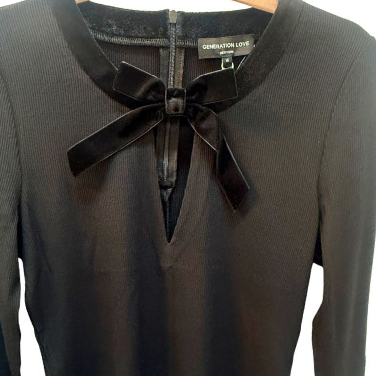 Aveline velvet combo top