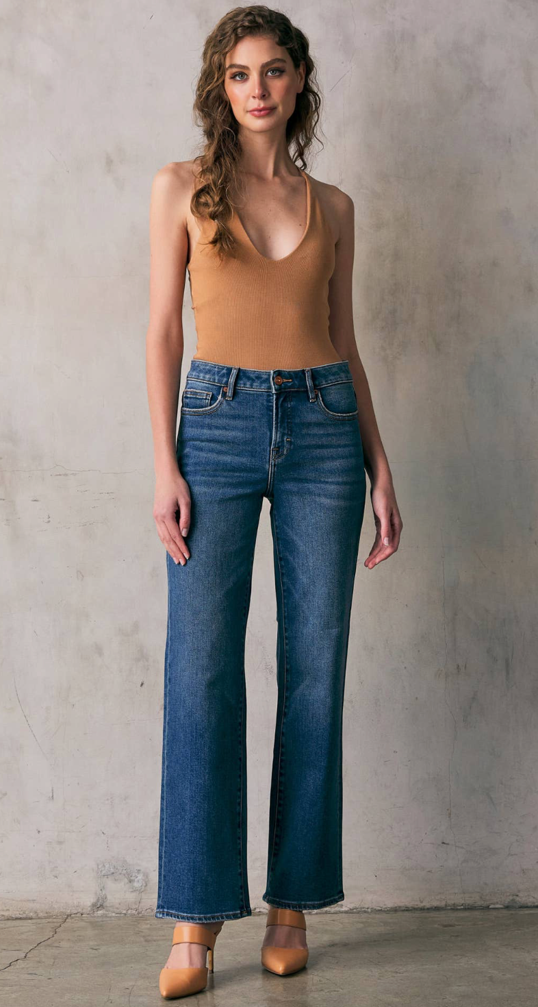 Zaza high rise straight jeans