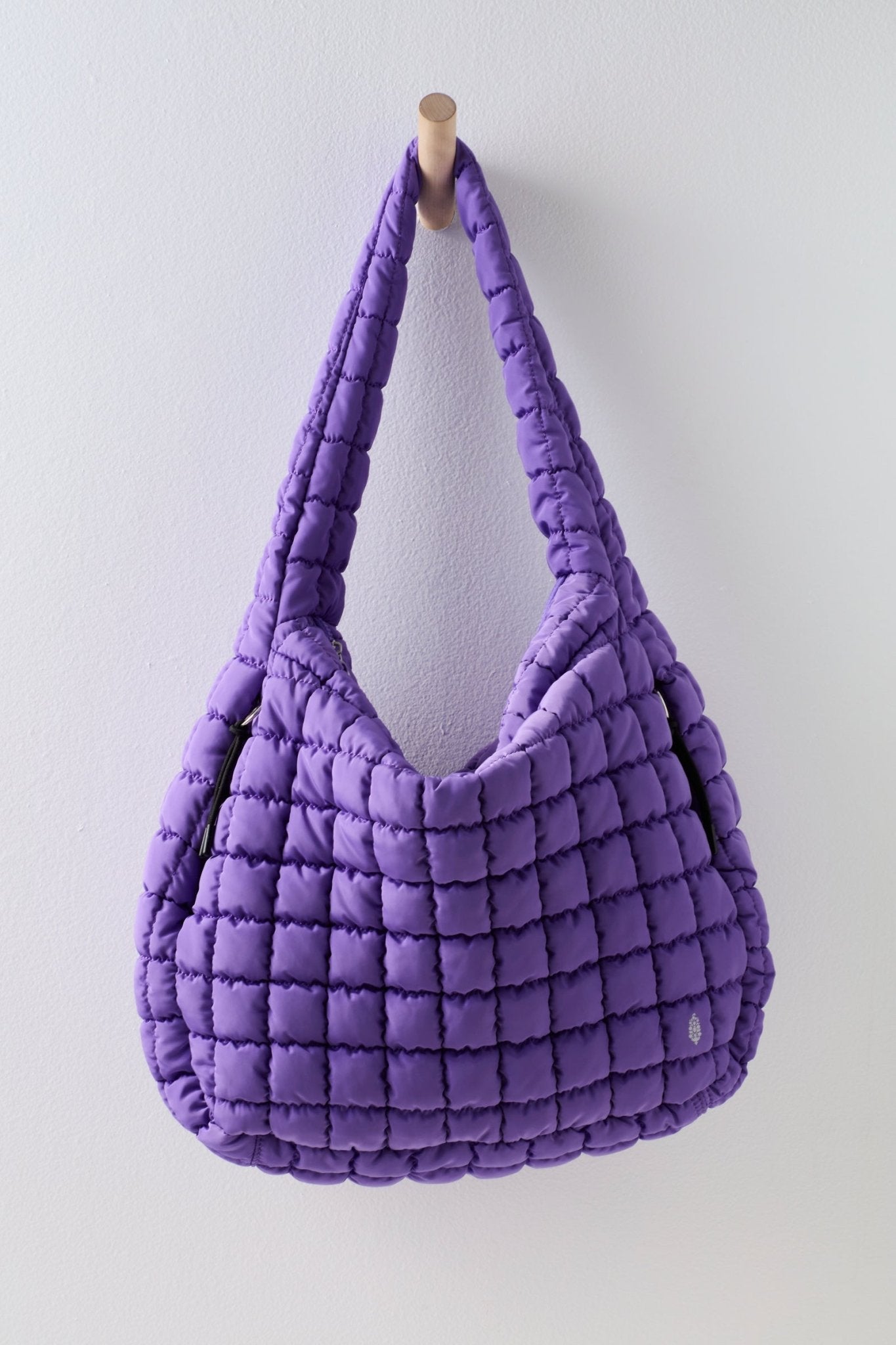 Purple quilted carryall - Heart On A Hanger
