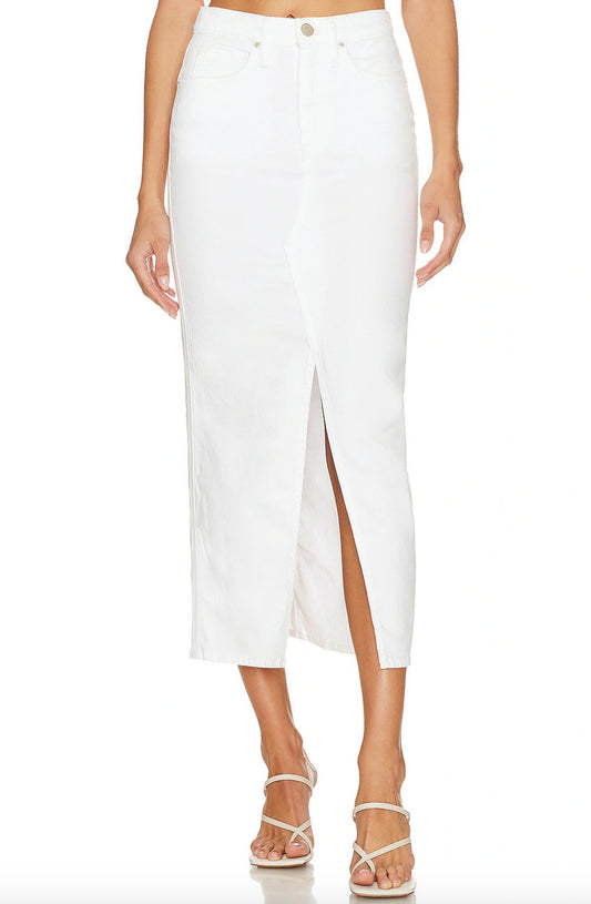 Reconstructed white midi skirt - Heart On A Hanger