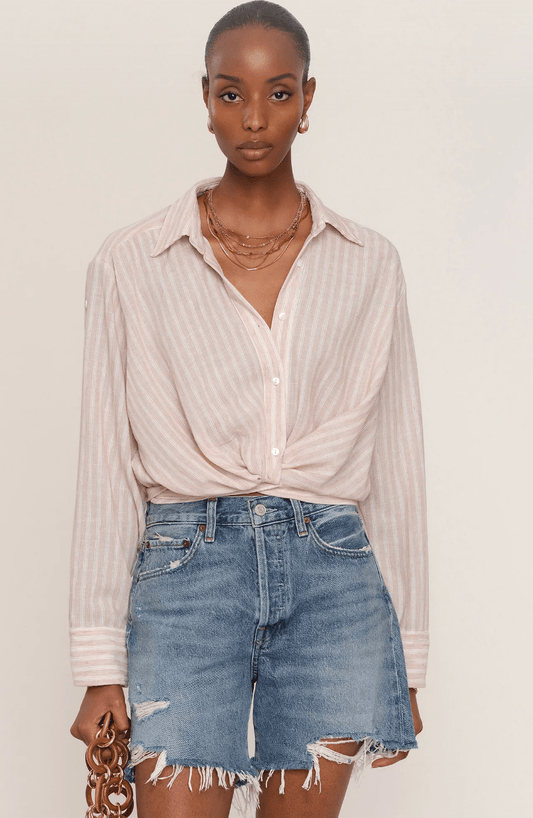 Rene top in white - Heart On A Hanger