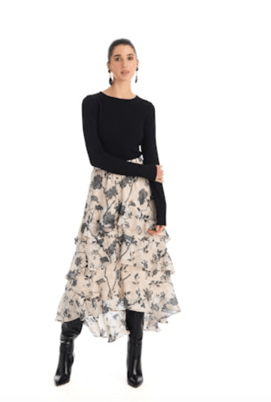 Rita top in black - Heart On A Hanger