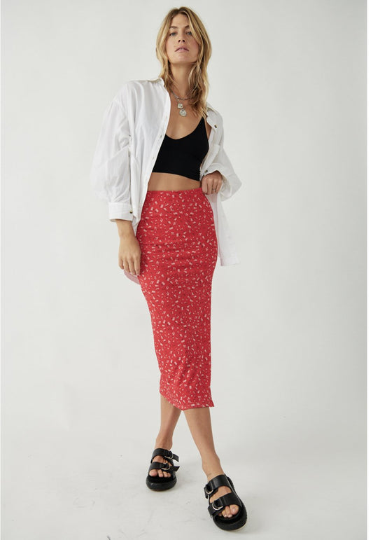 Rosalie Mesh Midi Skirt - Heart On A Hanger
