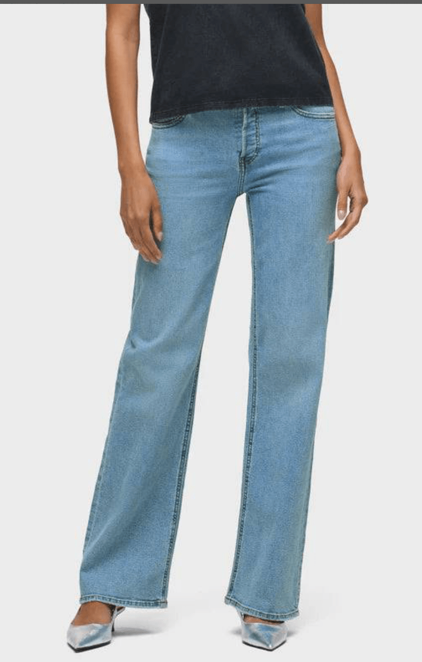 Rosie high rise wide leg in oak - Heart On A Hanger