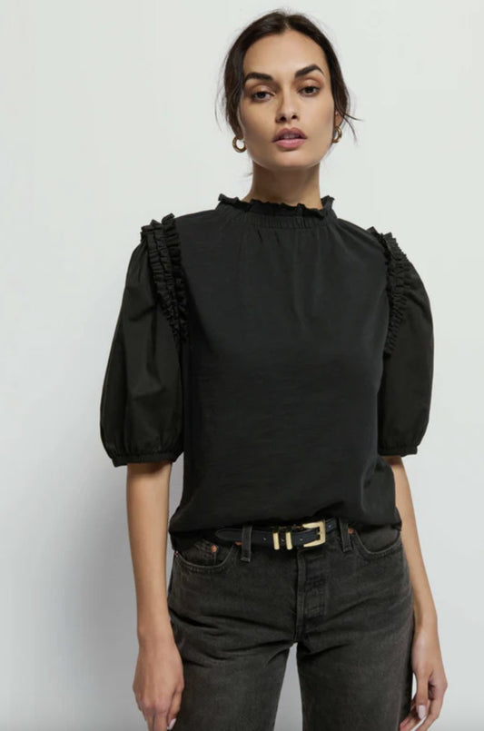 Roya ruched neck top - Heart On A Hanger