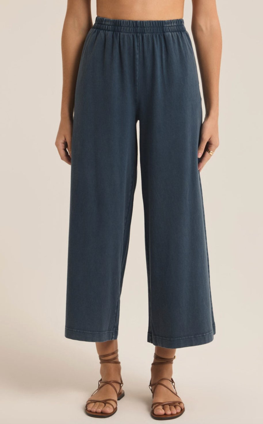 Scout jersey flare pant in midnight - Heart On A Hanger