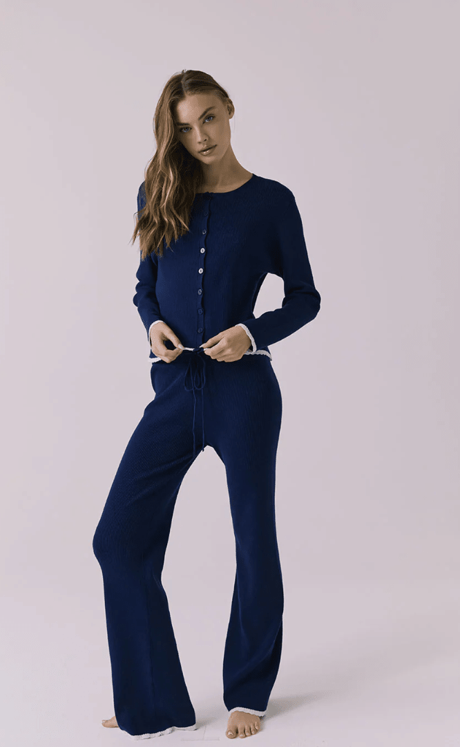 Seaport worn blue cardi - Heart On A Hanger