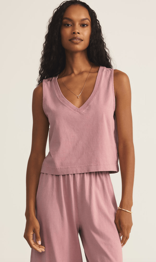 Sloane neck in pink smoke - Heart On A Hanger