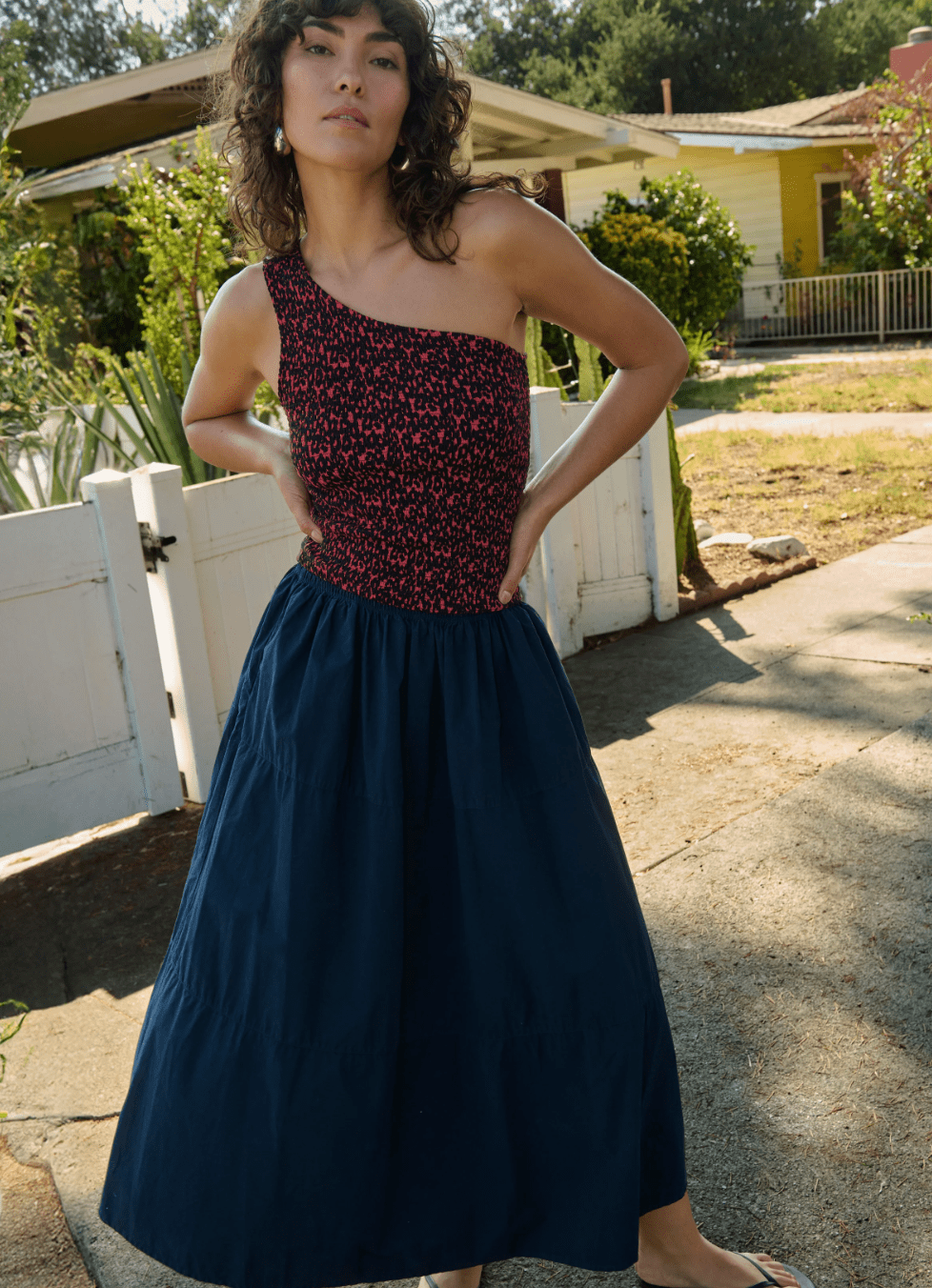 Sunny one shoulder tank - Heart On A Hanger
