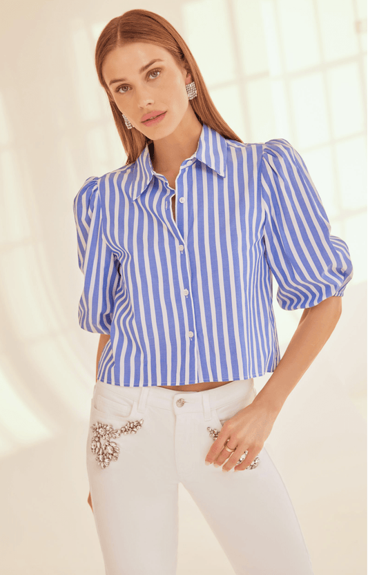 Tammy wide stripe shirt - Heart On A Hanger
