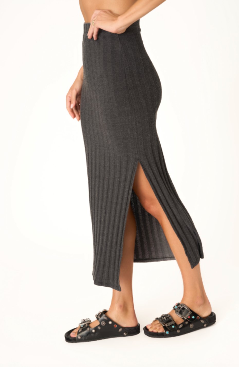 Tetsu textured ribbed skirt - Heart On A Hanger