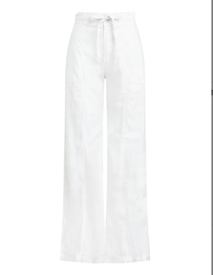 Tie Waist Wide Leg Trouser - Heart On A Hanger
