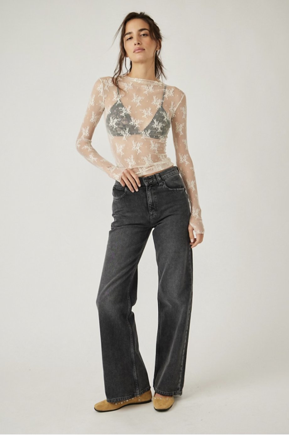 Tinsley baggy high rise jeans - Heart On A Hanger