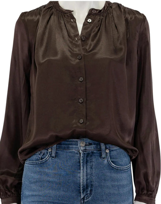 Trishia shirred blouse - Heart On A Hanger