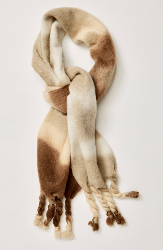 Winter days blanket scarf - Heart On A Hanger