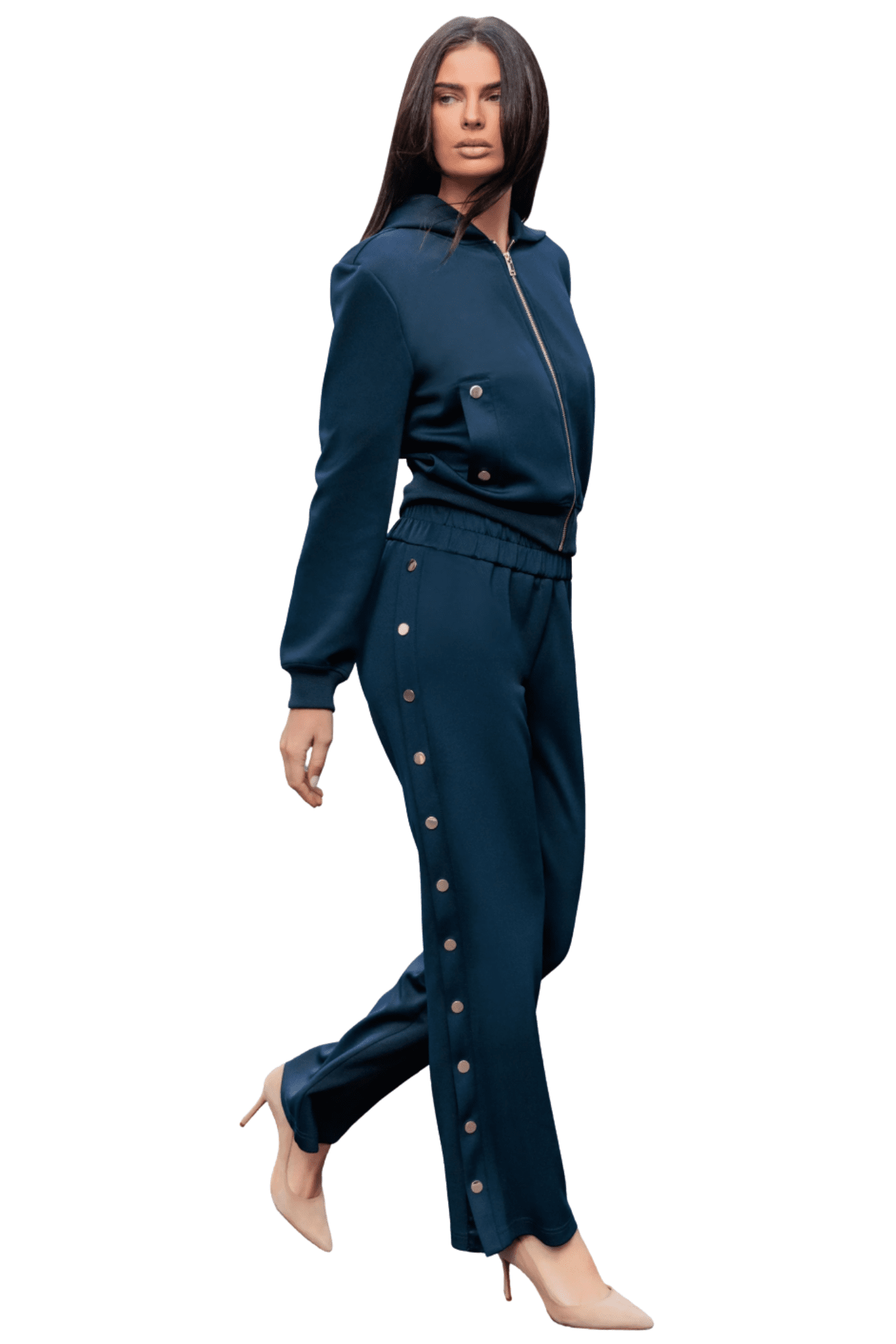 Zola scuba pants in navy - Heart On A Hanger