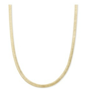 Kassie chain necklace gold metal